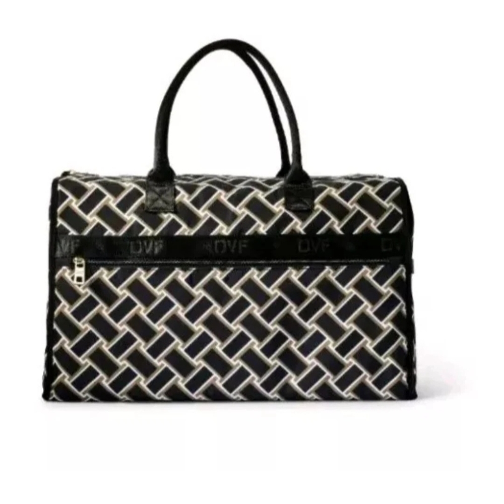 Diane Von Furstenberg Black and White Men's Bag